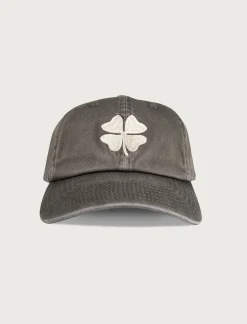 Lucky Brand lucky clover baseball hat open grey*MEN Hats