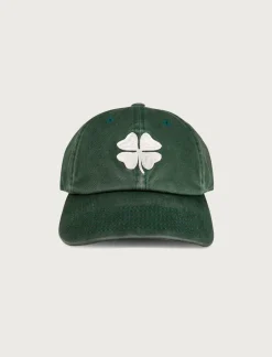 Lucky Brand lucky clover baseball hat pine green*MEN Hats