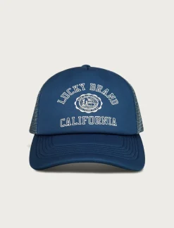 Lucky Brand lucky collegiate trucker hat rinse*MEN|WOMEN Hats