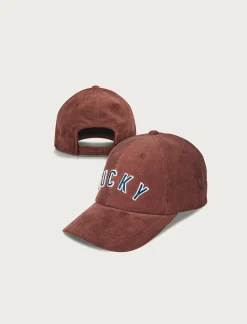 Lucky Brand lucky corduroy baseball hat rust/copper*MEN|WOMEN Hats