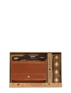 Lucky Brand lucky crossbody gift set light brown*WOMEN Handbags