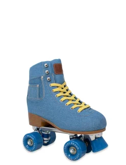 Lucky Brand lucky denim roller skate medium dark blue*WOMEN Roller Skates