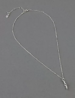 Lucky Brand lucky fingers crossed pendant silver*WOMEN Jewelry