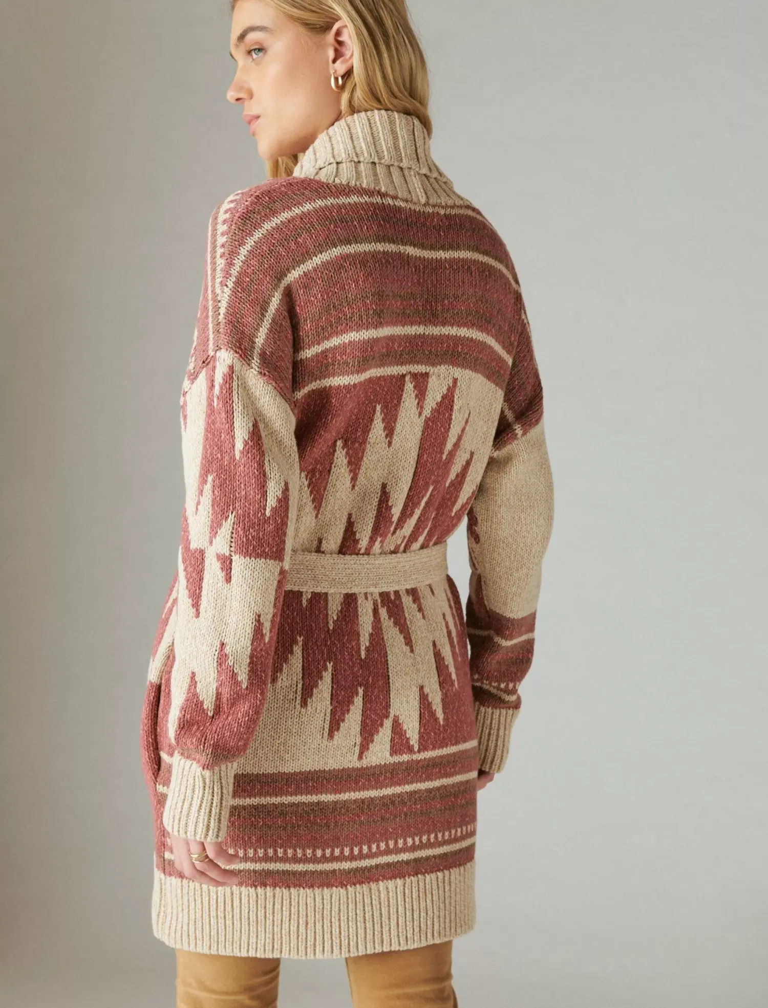 Lucky Brand lucky heritage cardigan apple butter combo*WOMEN Sweaters & Sweatshirts