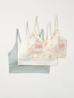 Lucky Brand lucky lace tie dye bra 3 pack medium light beige*WOMEN Intimates & Sleepwear