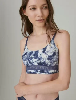 Lucky Brand lucky lace tie dye bra 3 pack medium blue*WOMEN Intimates & Sleepwear