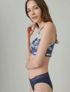 Lucky Brand lucky lace tie dye bra 3 pack medium blue*WOMEN Intimates & Sleepwear