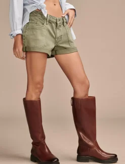Lucky Brand lucky legend cargo short hearty khaki*WOMEN Jeans|Shorts