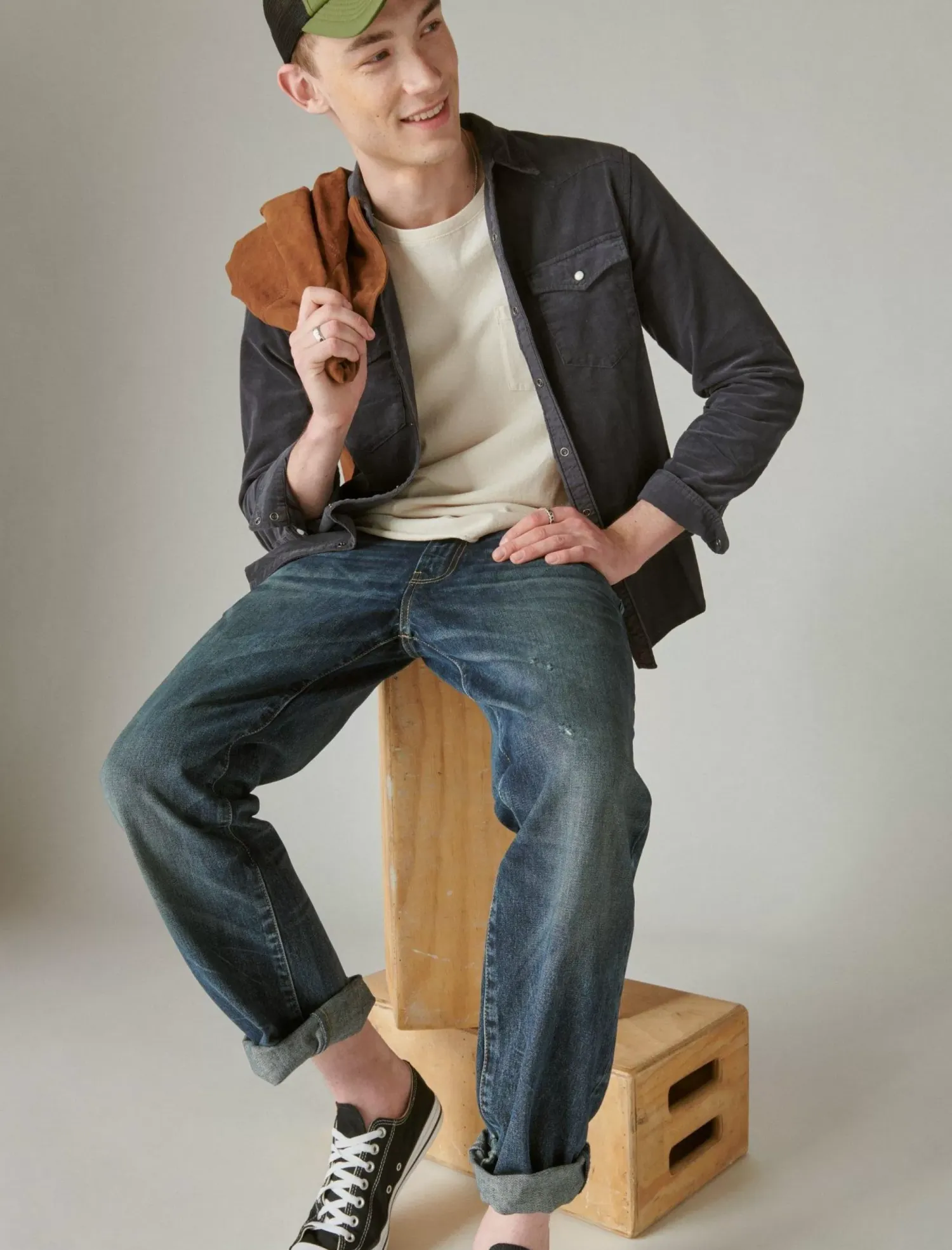 Lucky Brand lucky legend easy rider boot comfort stretch jean edgar wash*MEN|JEANS Jeans|Bootcut