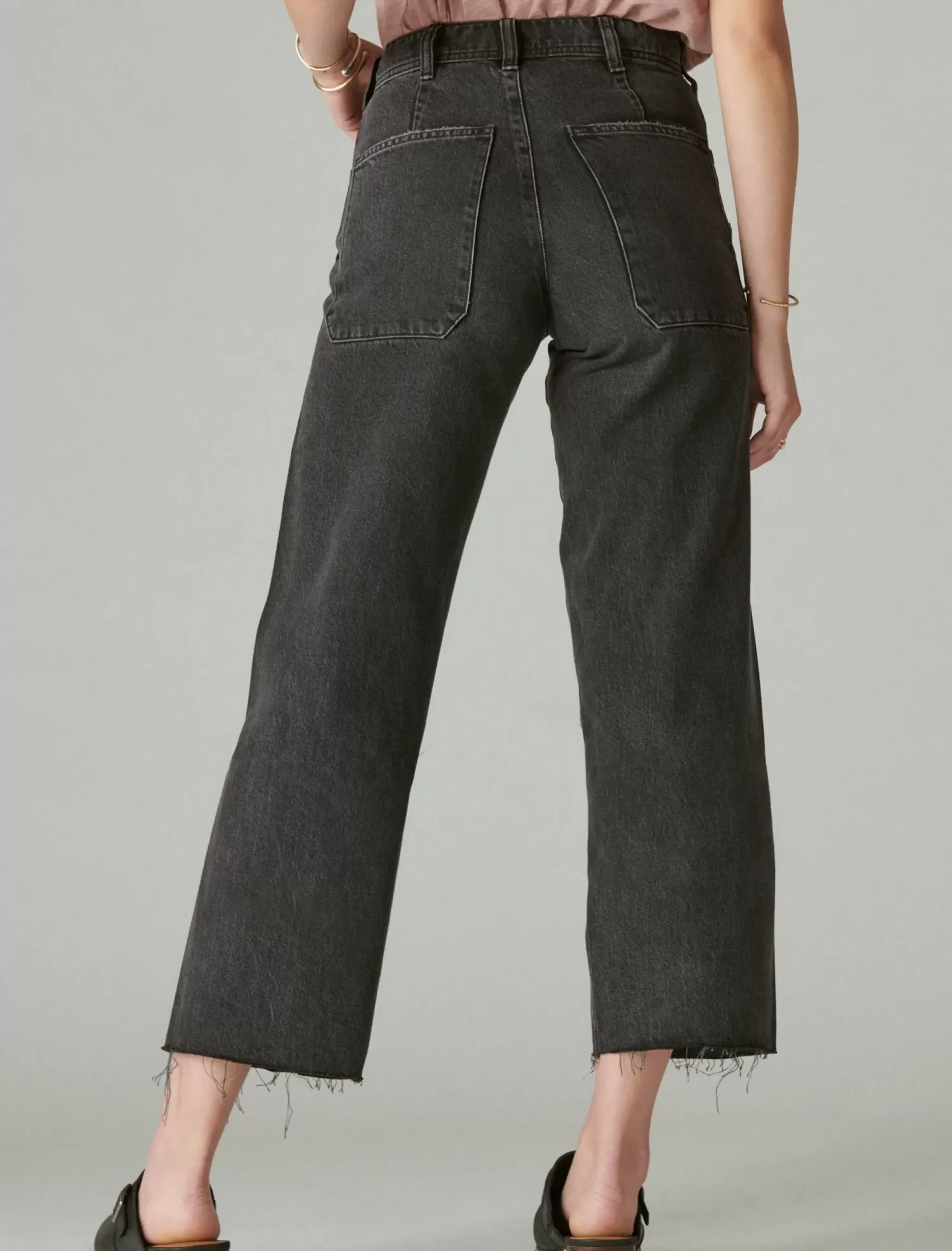 Lucky Brand lucky legend high rise wide leg raven*WOMEN|JEANS Jeans|Wide Leg