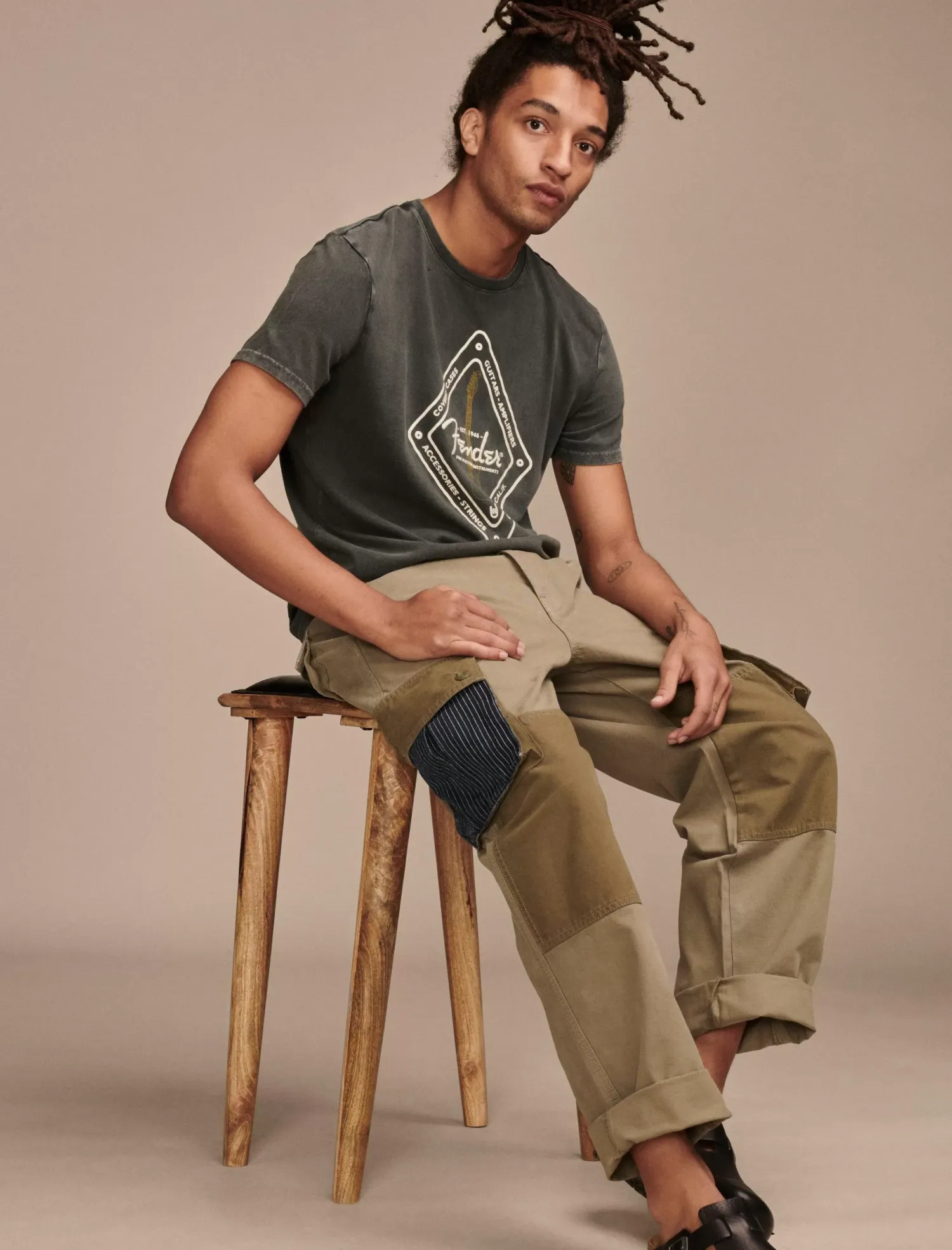 Lucky Brand lucky legend mixed media cargo pants richardson*MEN Pants