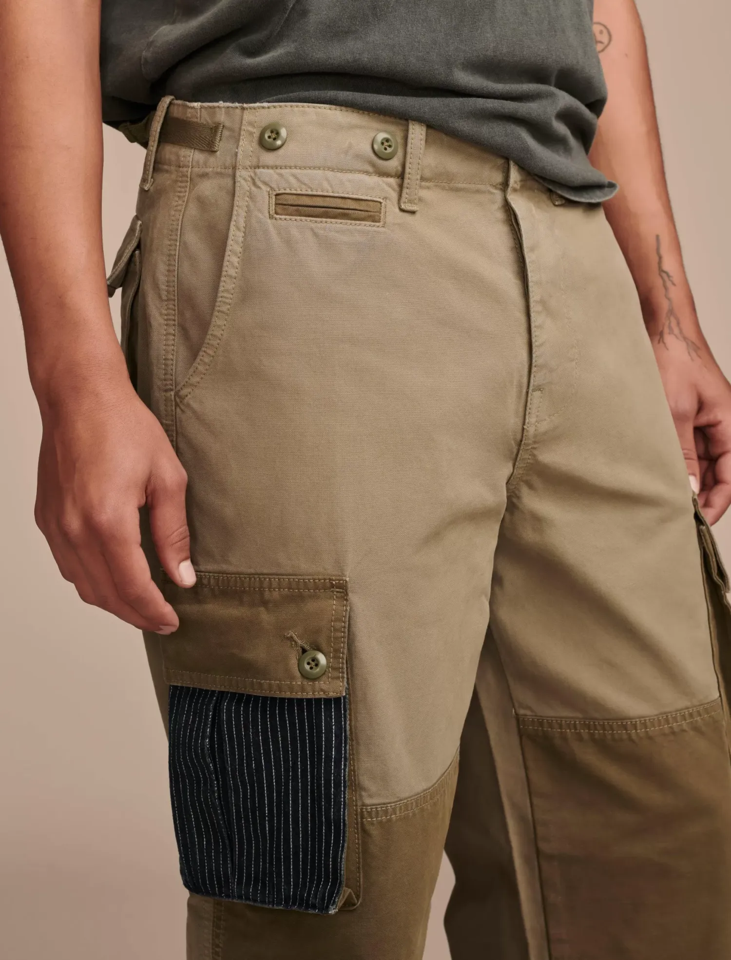 Lucky Brand lucky legend mixed media cargo pants richardson*MEN Pants