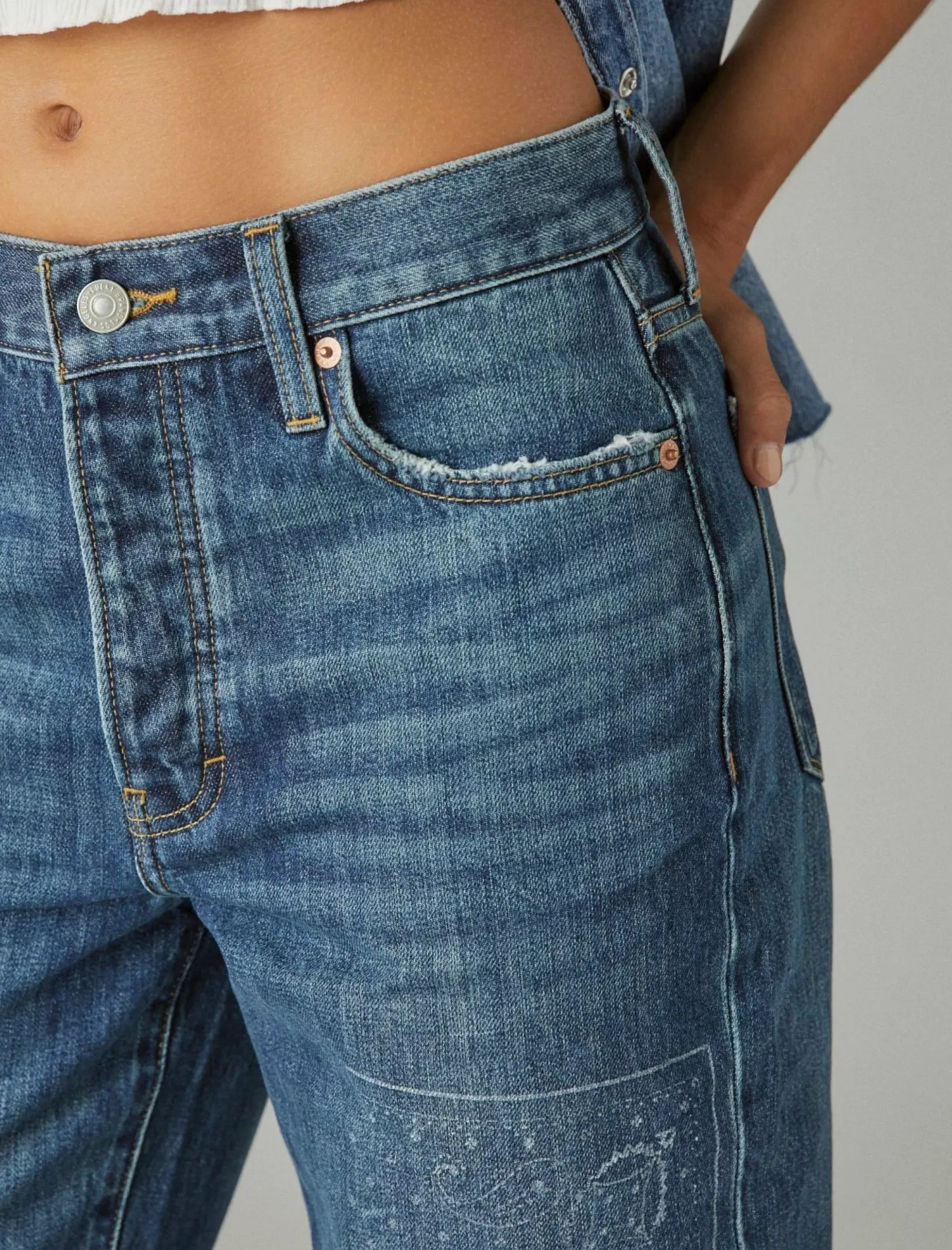 Lucky Brand lucky legend paisley high rise drew mom aries*WOMEN|JEANS Jeans|Mom