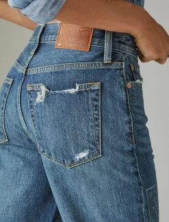 Lucky Brand lucky legend paisley high rise drew mom aries*WOMEN|JEANS Jeans|Mom
