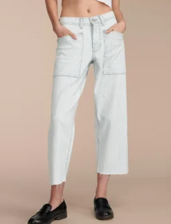 Lucky Brand lucky legend patch pocket high rise wide trackline*WOMEN|JEANS Jeans|Wide Leg
