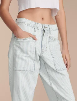 Lucky Brand lucky legend patch pocket high rise wide trackline*WOMEN|JEANS Jeans|Wide Leg