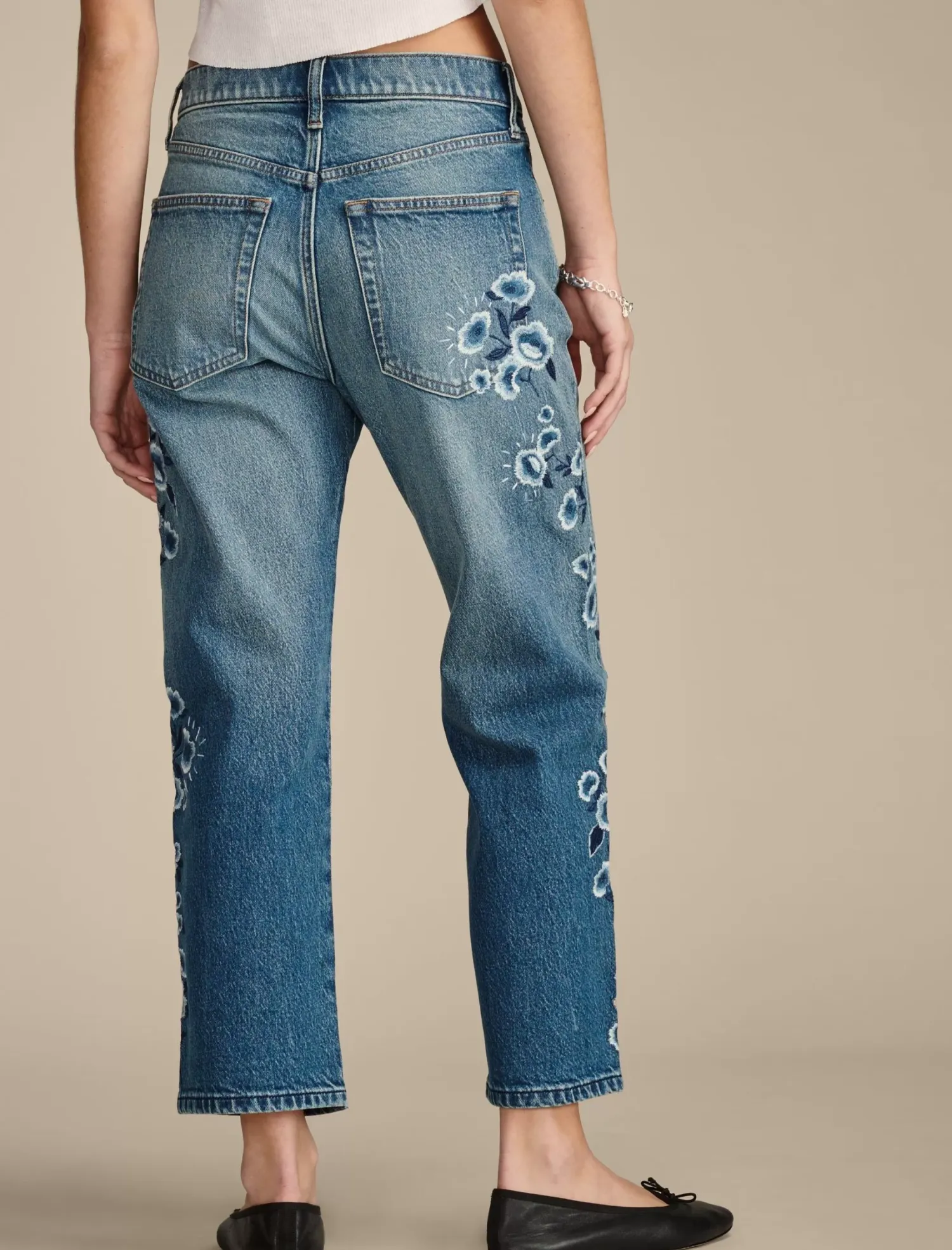 Lucky Brand lucky legend 90s loose crop field of flowers*WOMEN|JEANS Jeans|90's|Crop