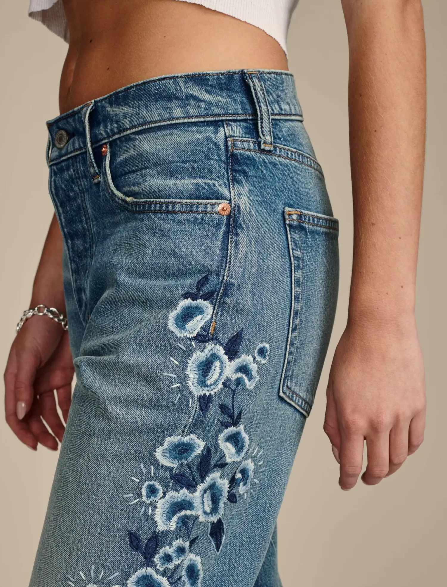Lucky Brand lucky legend 90s loose crop field of flowers*WOMEN|JEANS Jeans|90's|Crop