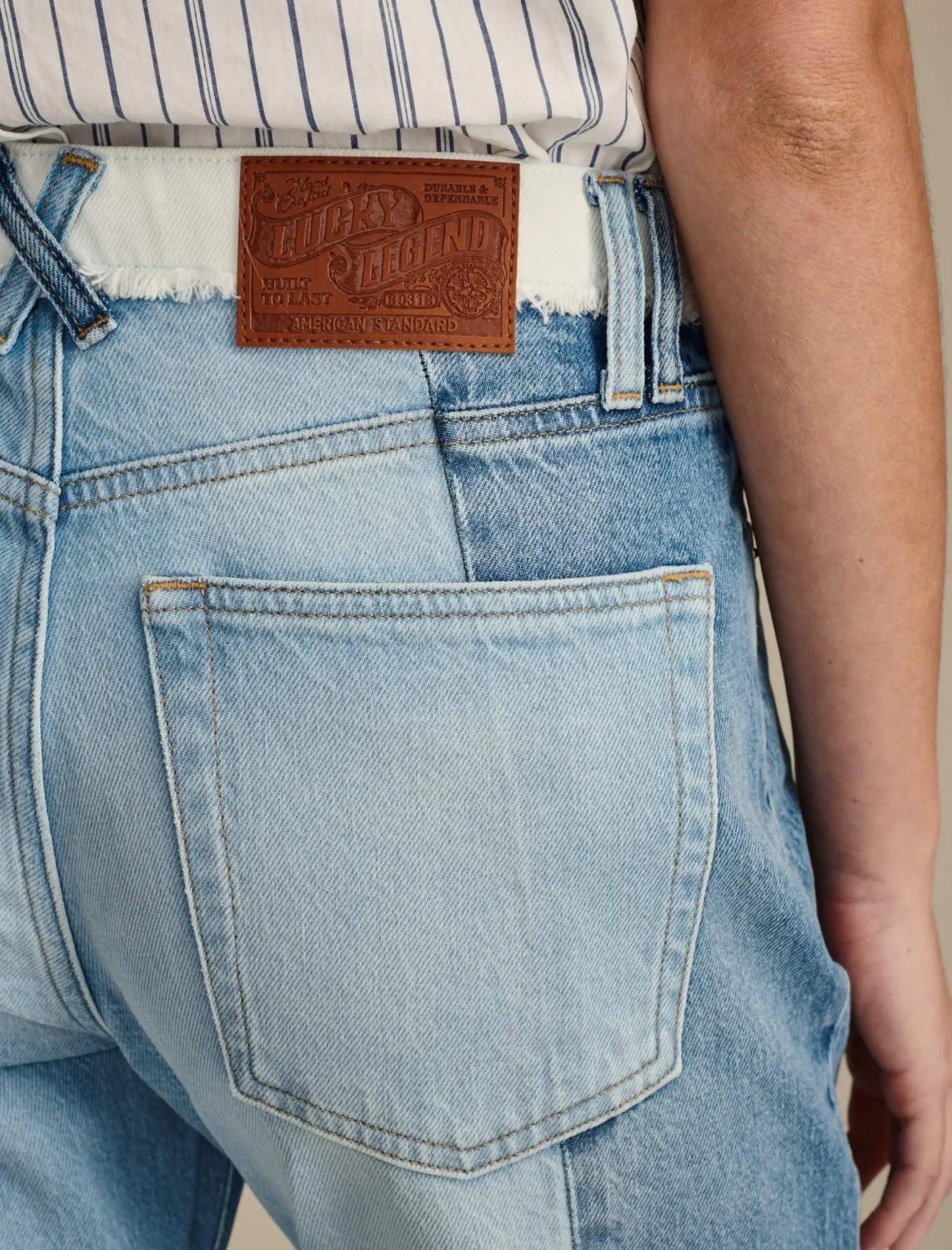 Lucky Brand lucky legend 90s loose crop pieced together*WOMEN|JEANS Jeans|90's|Crop