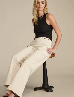 Lucky Brand lucky legend sailor wide leg pant cloud high*WOMEN|JEANS Jeans|Wide Leg