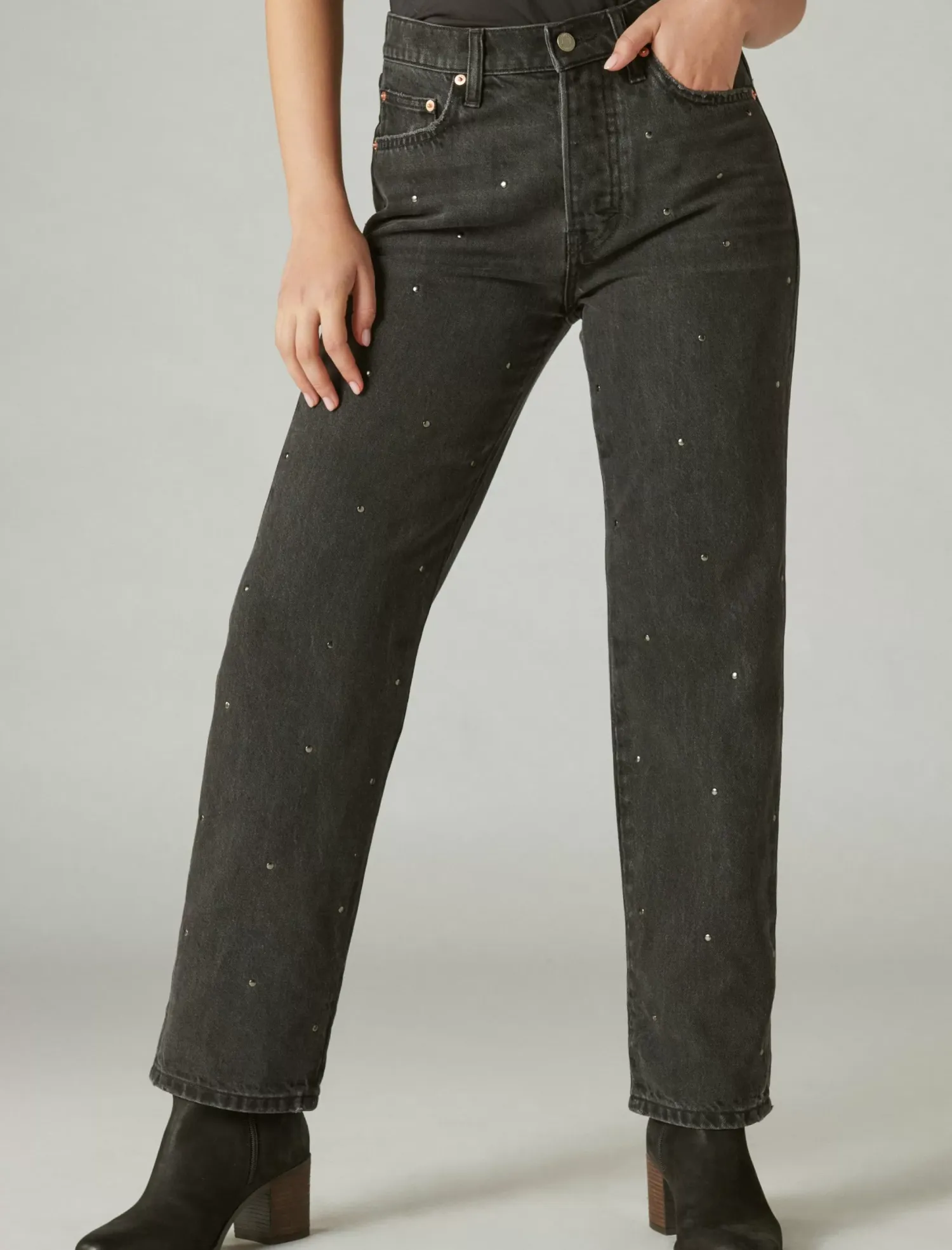 Lucky Brand lucky legend studded high rise 90s loose diamond hallow*WOMEN|JEANS Jeans|90's