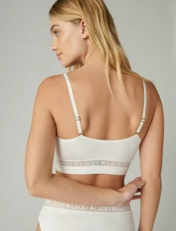 Lucky Brand lucky logo seamless bralette set dark blue*WOMEN Intimates & Sleepwear
