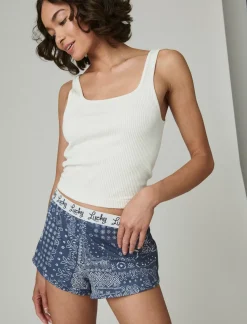 Lucky Brand lucky logo short 2 pack open overflow*WOMEN Intimates & Sleepwear