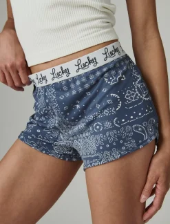 Lucky Brand lucky logo short 2 pack open overflow*WOMEN Intimates & Sleepwear