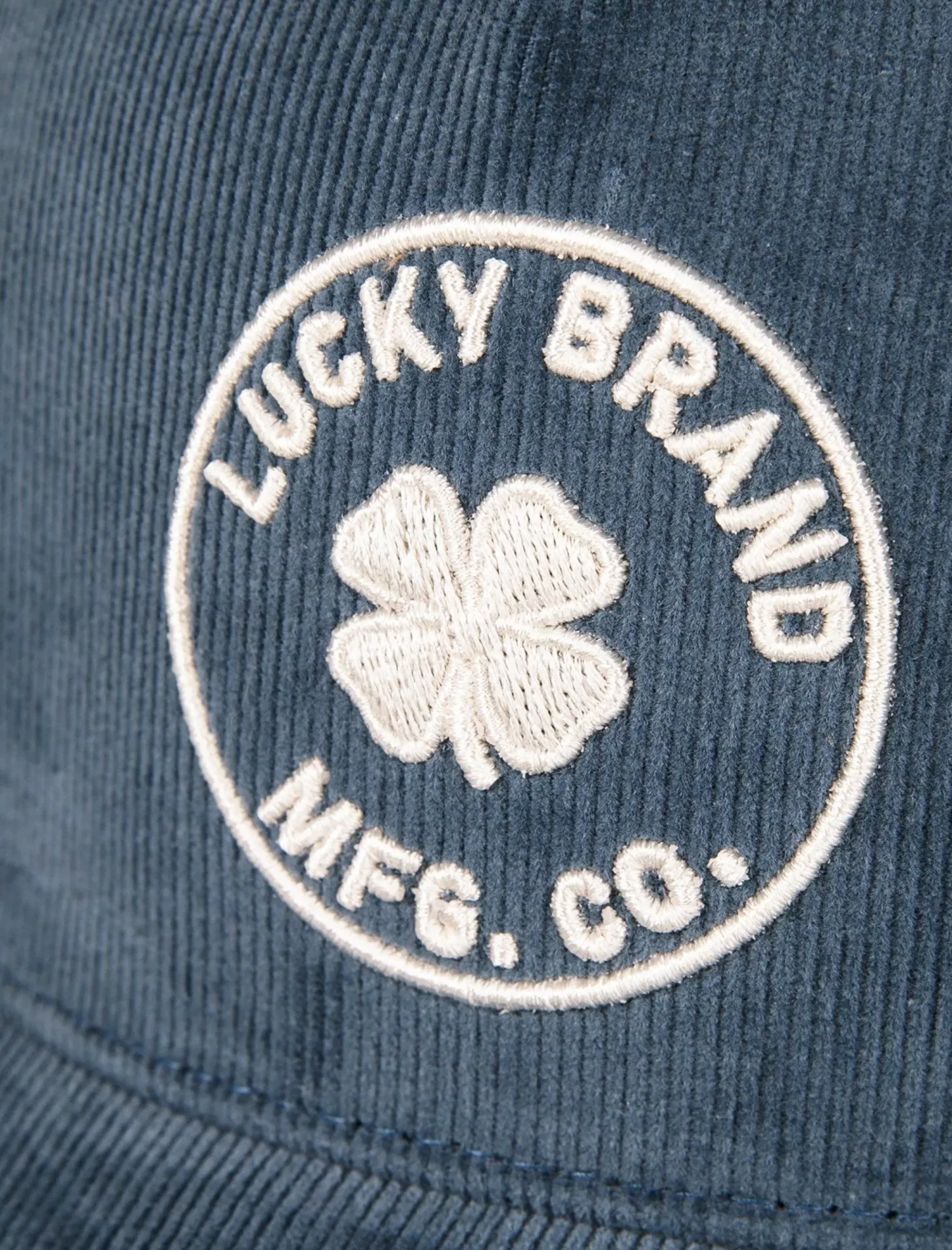 Lucky Brand lucky mfg co. emb. cord hat navy*MEN|WOMEN Hats