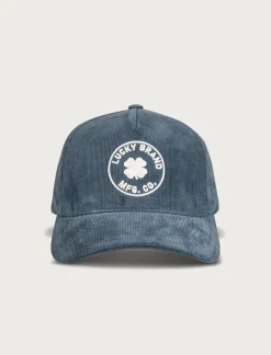 Lucky Brand lucky mfg co. emb. cord hat navy*MEN|WOMEN Hats