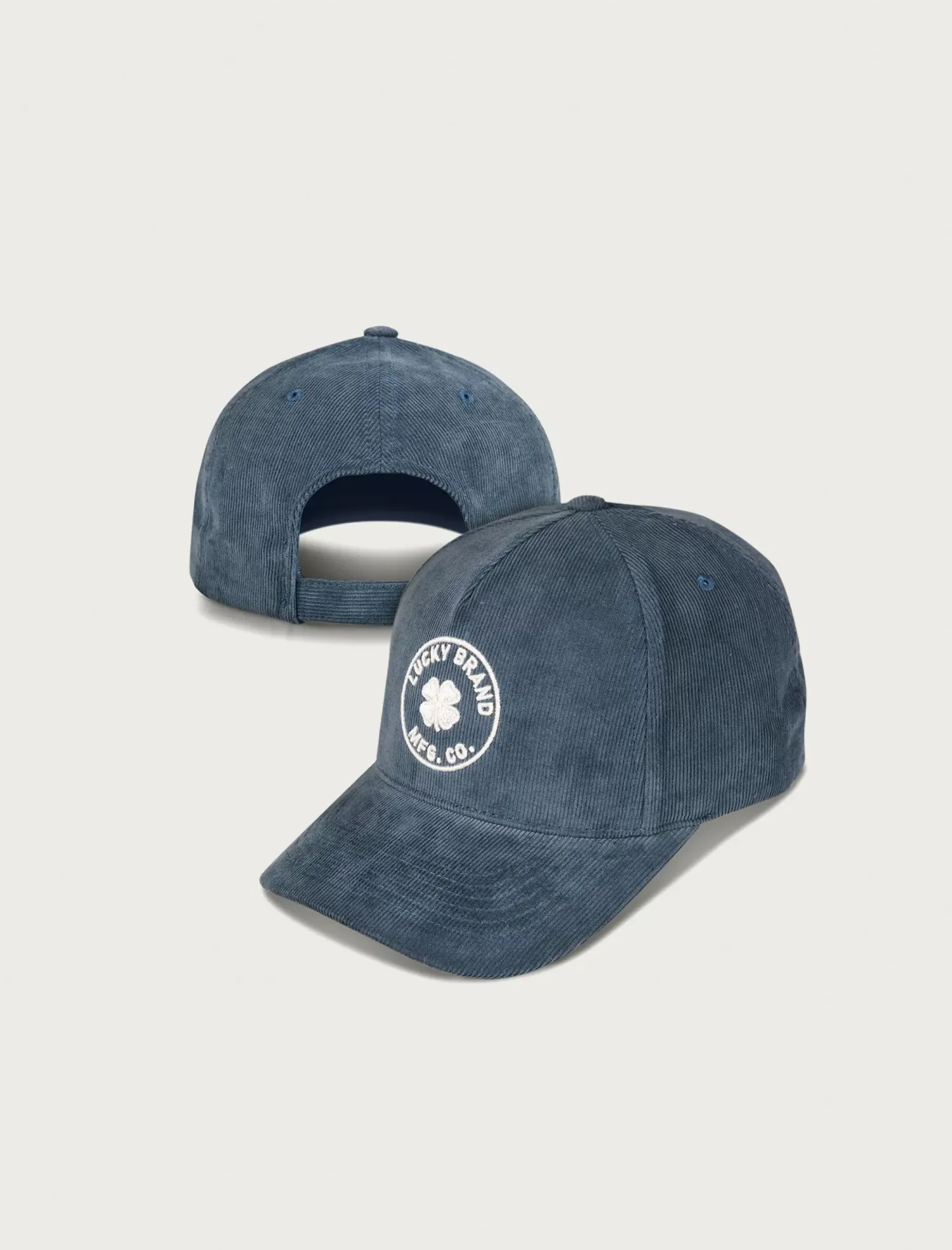 Lucky Brand lucky mfg co. emb. cord hat navy*MEN|WOMEN Hats