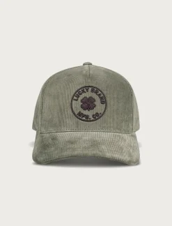 Lucky Brand lucky mfg co. emb. cord hat bright green*MEN|WOMEN Hats