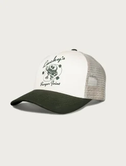 Lucky Brand luckys burger joint trucker light green*MEN|WOMEN Hats