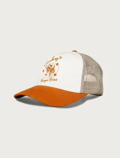 Lucky Brand luckys burger joint trucker medium beige*MEN|WOMEN Hats