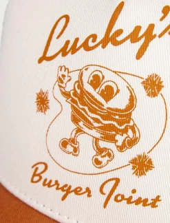 Lucky Brand luckys burger joint trucker medium beige*MEN|WOMEN Hats