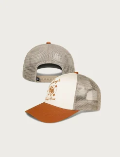 Lucky Brand luckys burger joint trucker medium beige*MEN|WOMEN Hats