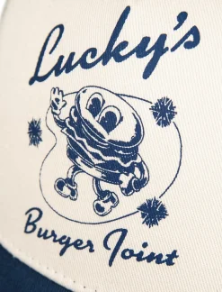 Lucky Brand luckys burger joint trucker dark blue*MEN|WOMEN Hats