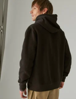 Lucky Brand lumberjack bear hoodie jet black*MEN Activewear