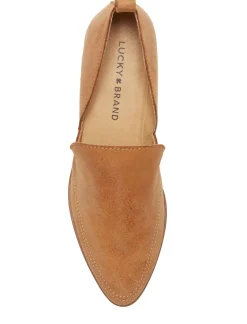 Lucky Brand mahzan loafer open brown/rust*WOMEN Shoes