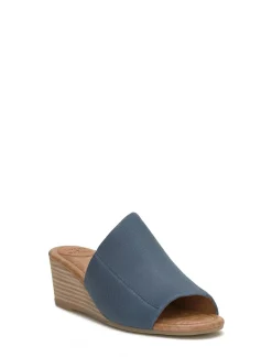 Lucky Brand malenka wedge open blue/turquoise*WOMEN Shoes