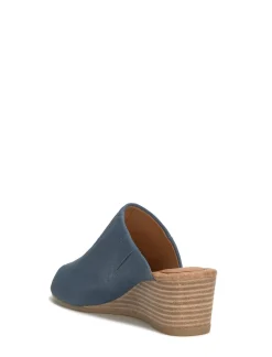 Lucky Brand malenka wedge open blue/turquoise*WOMEN Shoes