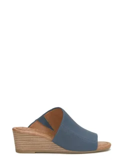 Lucky Brand malenka wedge open blue/turquoise*WOMEN Shoes