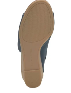 Lucky Brand malenka wedge open blue/turquoise*WOMEN Shoes