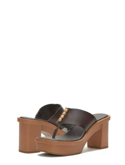 Lucky Brand mandelina sandal heel light brown*WOMEN Shoes