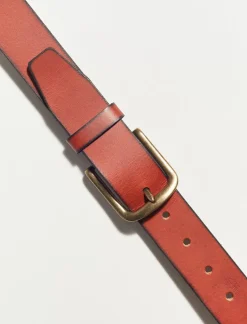 Lucky Brand men's burnished leather belt medium brown*MEN Belts