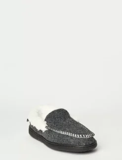 Lucky Brand men's faux wool sherpa lined slipper multi*MEN Shoes