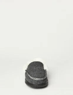 Lucky Brand men's faux wool sherpa lined slipper multi*MEN Shoes
