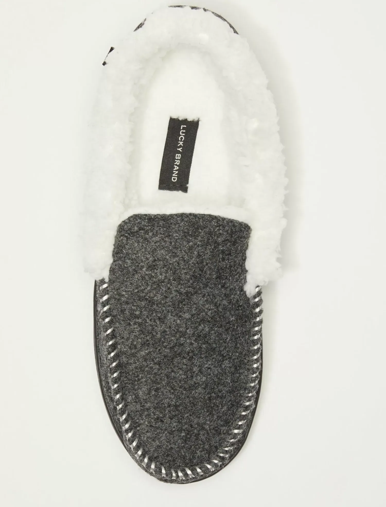 Lucky Brand men's faux wool sherpa lined slipper multi*MEN Shoes