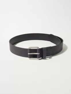 Lucky Brand men's leather tab belt black*MEN Belts