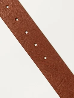 Lucky Brand mens novelty stitch belt medium brown*MEN Belts